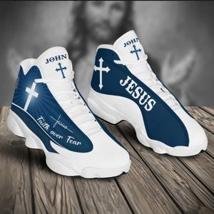 Faith Over Fear Jesus High Tops